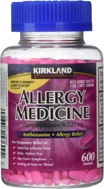 Alergia Difenhidramina - 600 Minitabs