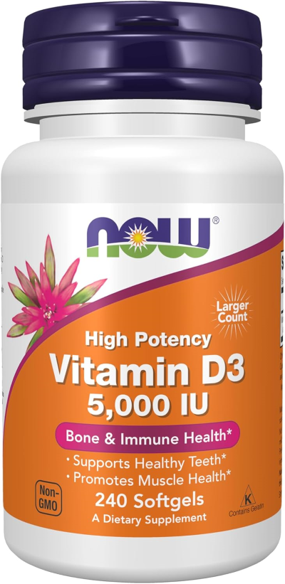 Vitamina D3 5000 UI - 240 cápsulas