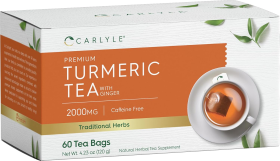 Bolsas de té de cúrcuma con jengibre