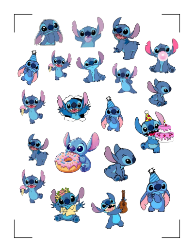 20 Stickers Stitch