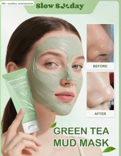 Mascarilla de barro de té verde