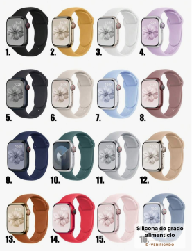 Correa de reloj de silicona