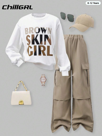 Set de 2 piezas de chica preadolescente