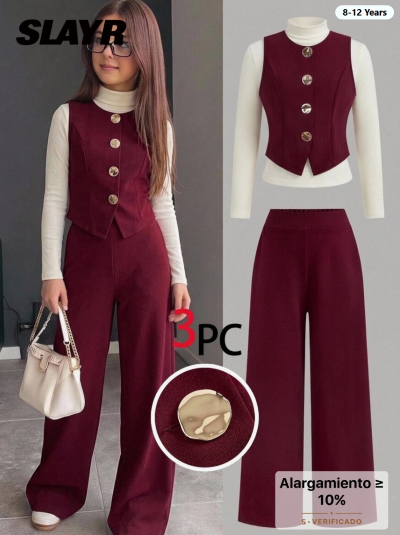 Conjunto de 3 piezas para niña