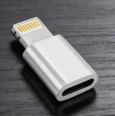 Adaptador hembra USB-C a macho Lightning