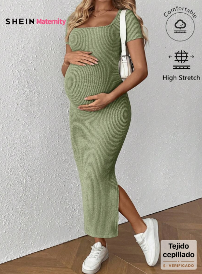 Vestido de maternidad ajustado